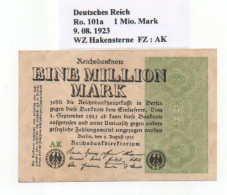 Deutschland  Ro.101a  1 Mio. Mark 1^923 Gebraucht - 1 Million Mark