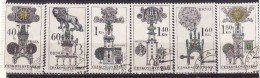 Tchécoslovaquie 1970 Mi 1952-1957, Alte Haus - Embleme, Used - Usados