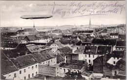 Zeppelin Uber Düsseldorf (Gelaufen Als Feldpost 1914) - Duesseldorf