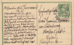 Österreich Monarchie Postkarte (Ganzsache) Aus ODERBERG - BOGUMIN, 191$ - Cartes Postales