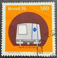 Bresil Brasil Brazil 1976 Métro Yvert 1222 O Used - Usados