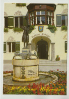 AK A-5340 St. Gilgen Am Wolfgangsee. Mozartbrunnen Mit Rathaus. Salzkammergut - Austria, 2 Scans - St. Gilgen