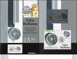 2012 Italia Folder 150 Anniversario Della Lira Italiana - Autres & Non Classés