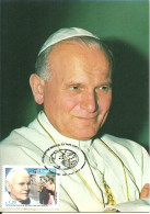 31108 - Carte Maximum - Brasil - Papa Pape Pope João Paulo II Karol Wojtyla - Encontro Mundial Com Familias Rio Janeiro - Maximum Cards