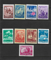 HONGRIE 1959 TOURISME-BATEAUX  YVERT N°1303/1307-PA224/227 NEUF MNH** - Autres & Non Classés