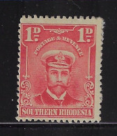 SOUTHERN RHODESIA  1924  SCOTT#2  MH  CV $2.00 - Rhodésie Du Sud (...-1964)