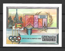 Grenada Gr 1980 Olympic Games MOSCOW MS MNH - Ete 1980: Moscou