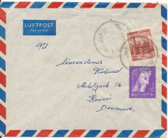Egypt Air Mail Cover Sent To Denmark 1958 ?? Paquebot - Poste Aérienne