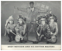 C6634/ Andy Nevison And His Rhythm Masters UK-Beatband Pop Autogrammkarte Ca1965 - Autres & Non Classés
