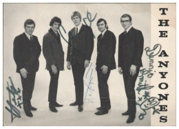 Y29120/ The Anyones Beatband   Autogramme Ca.1965 - Autographs