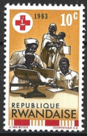 Rwanda 1963. Scott #44 (MNH) Children's Clinic - Unused Stamps