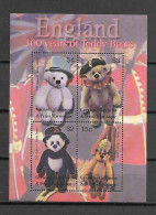 Grenada Carriacou & Petite Martinique 2002 The 100th Anniversary Of The Teddy Bear MS #2 MNH - Bambole