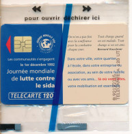 France - Publiques N° Phonecote F310A - Journée Mondiale Contre Le SIDA (120U SO3 NSB) - 1992
