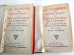 BACHELIER DE SALAMANQUE OU MEMOIRES DE CHERUBIN DE LA RONDA, LESAGE 1741 T1+T2/2 / LIVRE ANCIEN XVIIIe SIECLE (2204.234) - 1701-1800