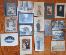 Lot De 26 Photographies Anciennes-voir Scan-personnages Et Enfants - EN ACHAT IMMEDIAT - - Unclassified