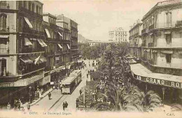 Algérie - Oran - Le Boulevard Séguin - Animée - Tramway - CPA - Voir Scans Recto-Verso - Oran