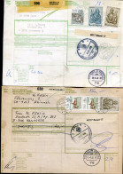 "SCHWEIZ" 1988, 2 Auslands-Paketkarten Nach Hannover, Frankaturen ! (A2242) - Lettres & Documents