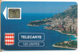 Monaco - Publiques N° Phonecote MF3 - Rocher De MONACO (120U SC4on Neuve Luxe) - Monaco