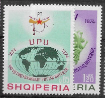 Albania 4 Euros 1974 UPU Set Mnh ** - Albania