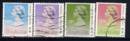 HONG KONG, NO.'S 493a, 494a, 490b AND 498b, TYPE 2 - Usados