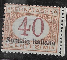 Somalia Italiana Mnh ** 300 Euros Postage Due From 1920 - Somalie