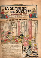 La Semaine De Suzette N°33 Le Meilleur Prédicateur - Sept Korrigans Au Clair De Lune - La Course à La Grenouille 1938 - La Semaine De Suzette