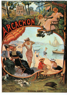 Chemin De Fer D'Orléans - ARCACHON -  Publicité D'epoque - Artiste: Delpech - Editions Centenaire CPM - Autres & Non Classés