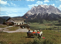 71425284 Lermoos Tirol Restaurant Gschwandtkreuz Panorama Mit Zugspitze Wetterst - Other & Unclassified