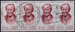 1961Chile ⵙ Gabriela Mistral, Mi:CL 599, Sn:CL CB2, Yt:CL PA206, Sg:CL 536, Chi:CL 648 - Chili