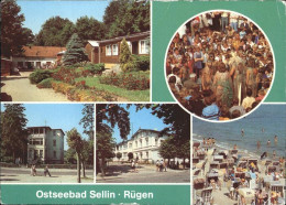 71425050 Sellin Ruegen Neptunfest FDGB Erholungsheim Cafe Frohsinn Rugia Strand  - Autres & Non Classés