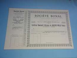 BONAL (saint Laurent Du Pont  ISERE) - Autres & Non Classés