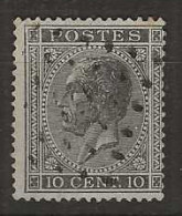1865 USED Belgium Mi 14 - 1865-1866 Perfil Izquierdo