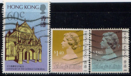 HONG KONG, NO.'S 531, 532b AND 533a - Oblitérés