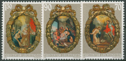 Liechtenstein 2001 Weihnachten Rosenkranzmedaillons 1275/77 Postfrisch - Unused Stamps