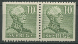 Schweden 1948 König Gustav V. 333 Dl/Dr Paar Postfrisch - Neufs