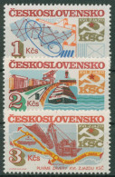 Tschechoslowakei 1984 Sozialistischer Aufbau Industrie 2786/88 Postfrisch - Neufs