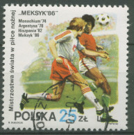 Polen 1986 Fußball-WM Mexiko 3028 Gestempelt - Oblitérés