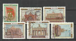 RUSSLAND RUSSIA 1954 Michel 1731 - 1736 O Ausstellung Für Landwirtschaft - Usati