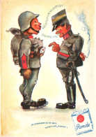 Tabac - Cpa Illustrateur - Cigarette RONDE - Armée Suisse Militaria - En Campagne Ou En Paix Fumez Une RONDE - Tobacco