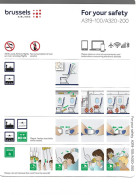 #4 Safety Card Brussels Airlines A319/A320 / 2021 - Consignes De Sécurité