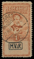 BES. 1WK D-MV RUMÄNIEN ZWANGSZUSCHLAG Nr IX Gestempelt X42D8F2 - Occupation 1914-18