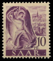 SAARLAND 1947 Nr 210Z Postfrisch S01F98E - Unused Stamps