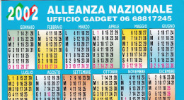 Calendarietto - Alleanza Nazionale - Anno 2002 - Small : 2001-...