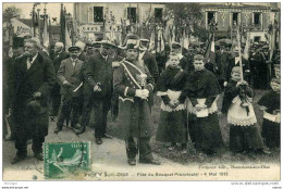 PRECY SUR OISE FETE DU BOUQUET PROVINCIAL 1913TRES BEAU PLAN TOP TB ETAT - Précy-sur-Oise
