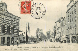 94* VILLENEUVE ST GEORGES    Place De La Gare – Rue De Paris    RL14.0949 - Villeneuve Saint Georges