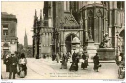 MONUMENT FABERT ET CATHEDRALE  BELLE ANIMATION PARFAIT ETAT - Metz Campagne