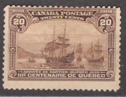 Canada 1908 Mi#91 Mint Hinged - Unused Stamps