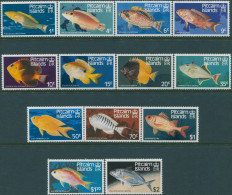 Pitcairn Islands 1984 SG246-258 Fish Set MNH - Pitcairn