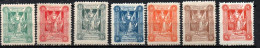 MARIENWERDER, 1920, MI 1, 2, 3, 5, 6, 7, 13, FREIMARKEN, ABSTIMMUNGSSYMBOL,  UNGEBRAUCHT, FALZSPUR - Marienwerder