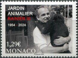 Monaco 2024. 70th Anniversary Of Rainier III's Zoological Gardens (MNH OG) Stamp - Unused Stamps